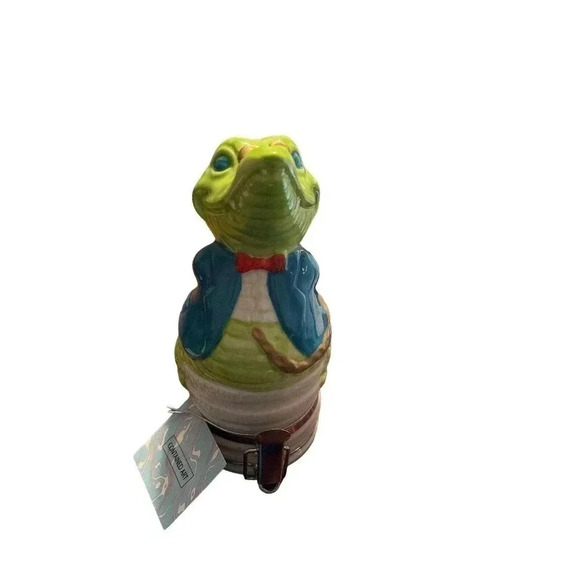 PROFESSOR CROC 250 BLUE ORCELAIN AIRTIGHT CONTAINER - Picture 1 of 6